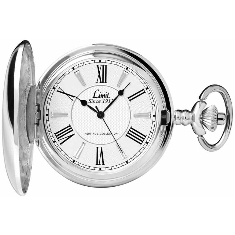 Limit Exlusive Chrome Pocket Watch Greenwich Pocket Watch